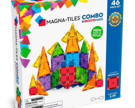 MAGNA TILES COMBO SET DE 46 PIEZAS