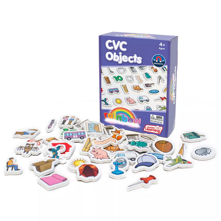 RAINBOW CVC OBJECTS - 40 PCS