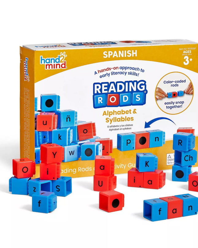 JUEGO READING RODS IN SPANISH ALPHABET & SYLLABLES