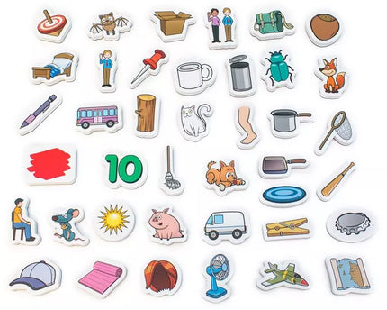 RAINBOW CVC OBJECTS - 40 PCS