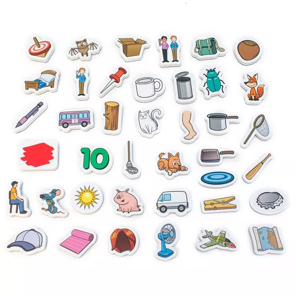 RAINBOW CVC OBJECTS - 40 PCS