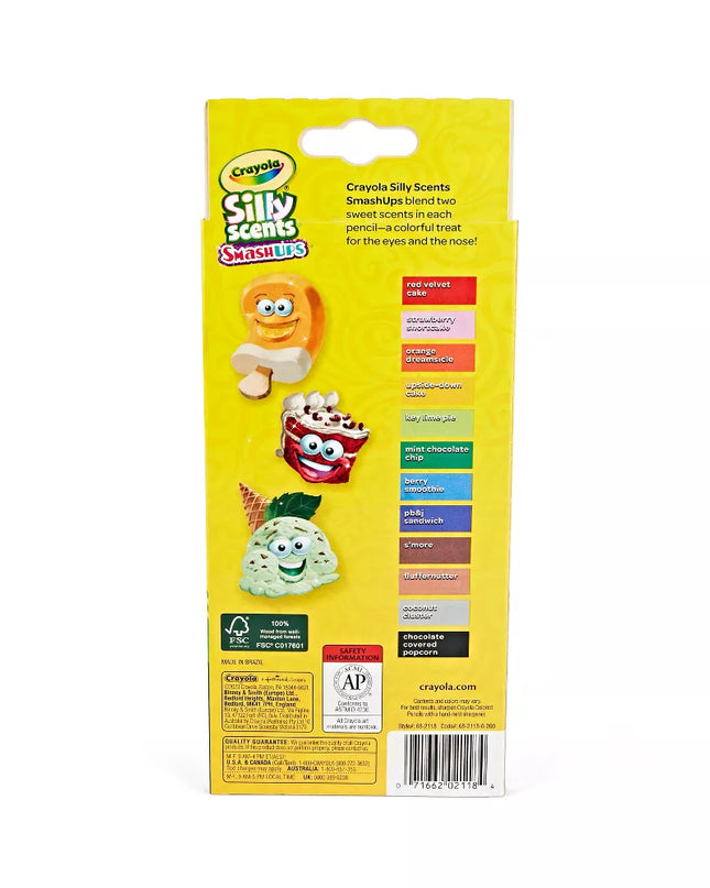 COLORES SILLY SCENT CRAYOLA 12CLRS