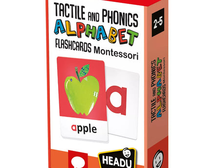 FLASH CARD TACTILE AND PHONICS ALPHABET MONTESSORI