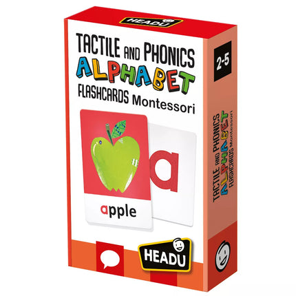 FLASH CARD TACTILE AND PHONICS ALPHABET MONTESSORI