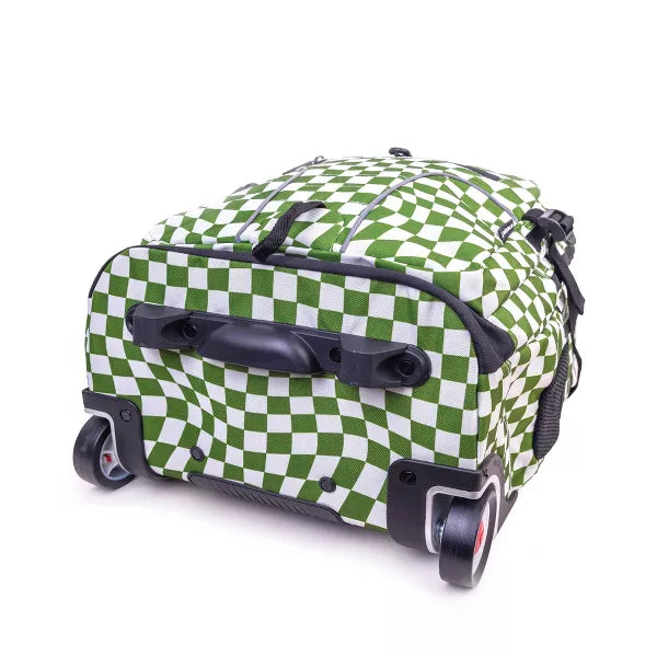 MOCHILA J WORLD C/RODOS LUNAR MATCHA CHECKERS
