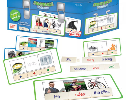 SENTENCE TOOLBOX 40 BLOCK/12 CARDS