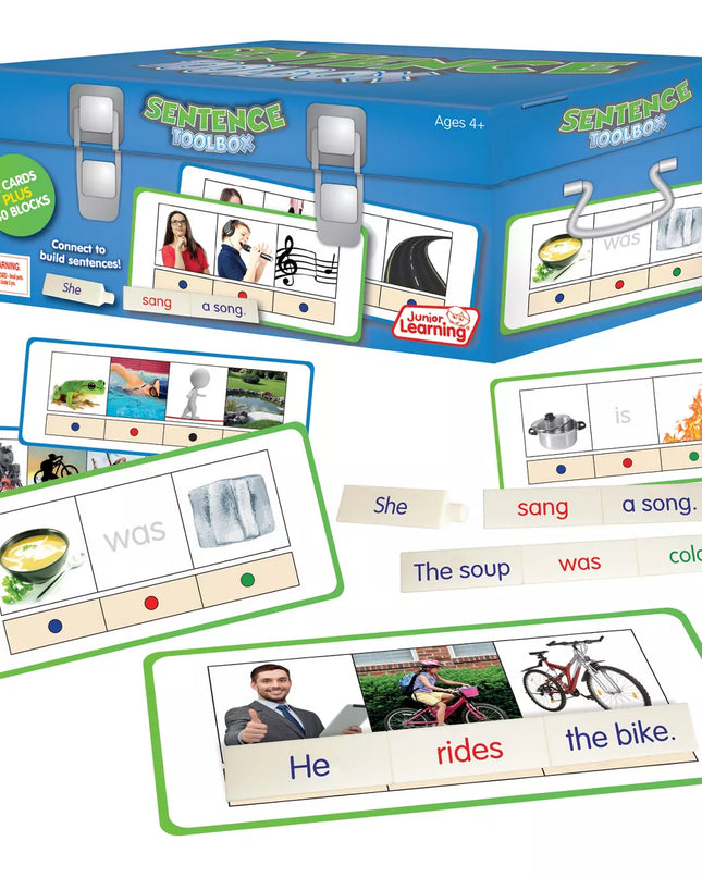 SENTENCE TOOLBOX 40 BLOCK/12 CARDS