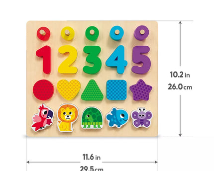 JUGUETE STACK & SORT BOARD COLOURFUL MATHS