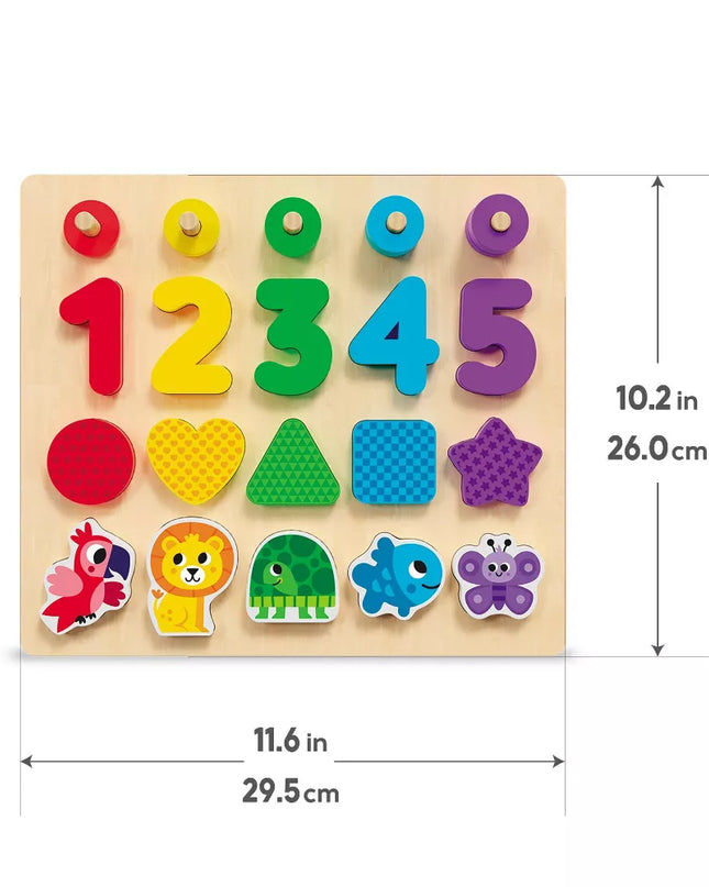 JUGUETE STACK & SORT BOARD COLOURFUL MATHS