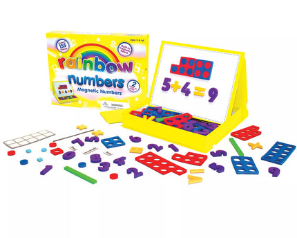 RAINBOW NUMBERS MAGNETIC NUMBERS - 155 PCS