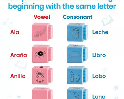 JUEGO READING RODS IN SPANISH ALPHABET & PHONEMIC AWARENESS