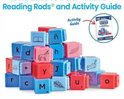 JUEGO READING RODS IN SPANISH ALPHABET & PHONEMIC AWARENESS