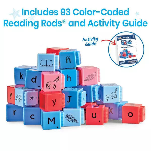 JUEGO READING RODS IN SPANISH ALPHABET & PHONEMIC AWARENESS