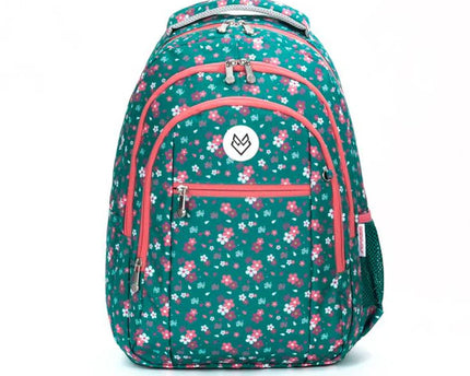 MOCHILA RAVEN GREEN FLORALS GREYWOLF