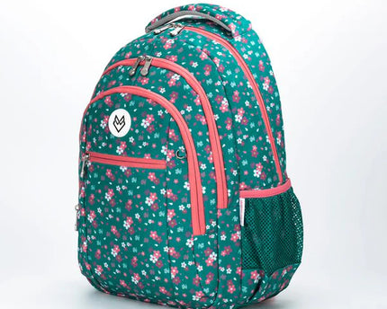MOCHILA RAVEN GREEN FLORALS GREYWOLF