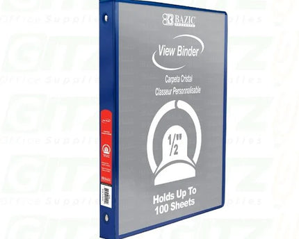 BINDER AZUL OSCURO BAZIC 1/2PULG