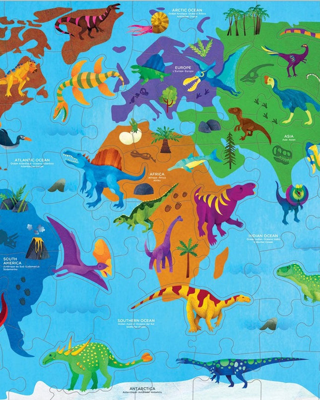 ROMPEC. DINOSAURIO 80PC