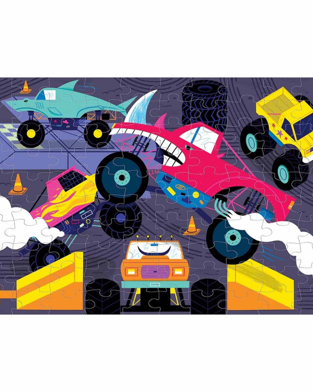 ROMPECABEZA MONSTER TRUCKS 100PZ