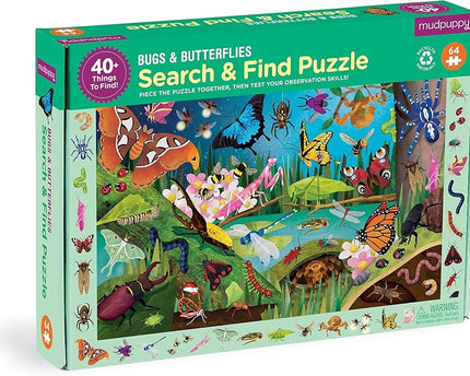 ROMPECABEZA BUGS & BUTTERFLIES 64PZ