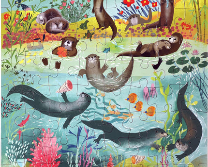 ROMPECABEZA OTTERS AT PLAY 64PZS