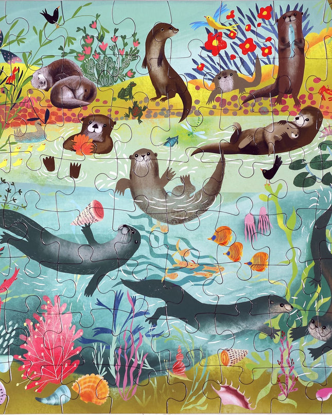 ROMPECABEZA OTTERS AT PLAY 64PZS