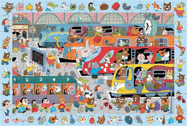 ROMPECABEZA ALL ABOARD! TRAIN STATION 64PZ5