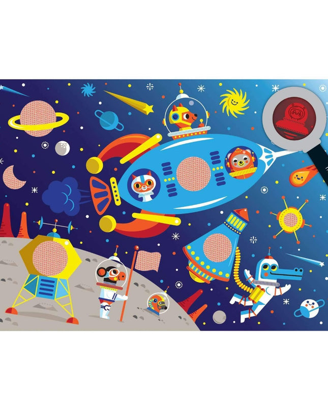 ROMPECABEZA ESPACIO EXTERIOR, MULTICOLOR 42 PZA