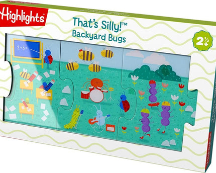 THAT´S SILLY BACKYARD BUGS FLOOR PUZZLE 9PZ
