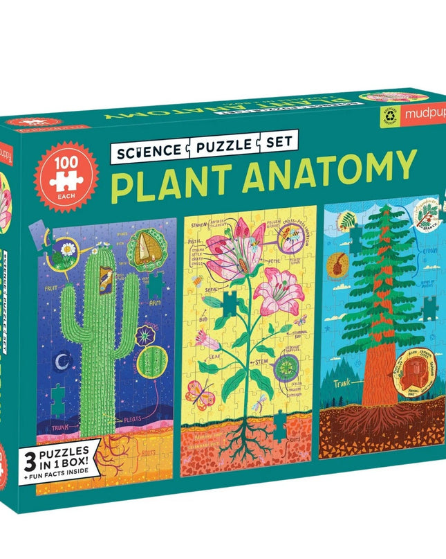 ROMPECABEZAS PLANT ANATOMY SCIENCE SET 3UND