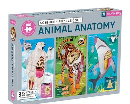 ROMPECABEZAS ANIMAL ANATOMY SCIENCE SET 3UND