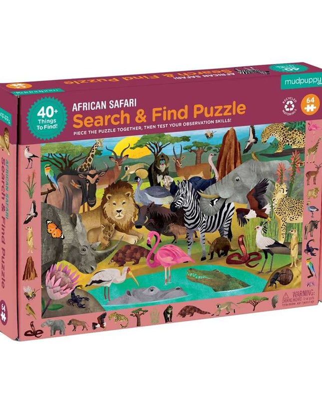 ROMPECABEZA AFRICAN SAFARI 64PZ