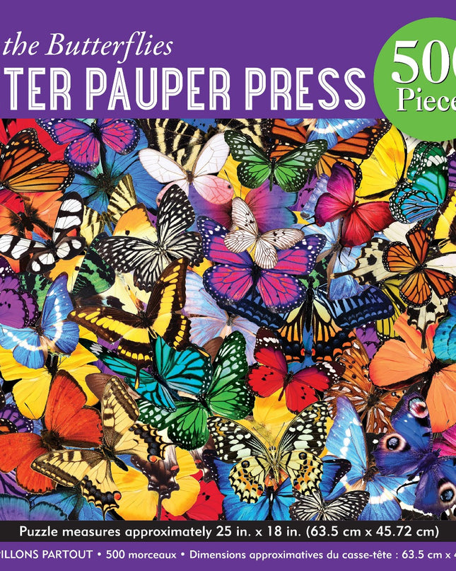 ROMPECABEZAS ALL THE BUTTERFLIES 500PZ