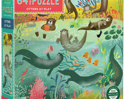 ROMPECABEZA OTTERS AT PLAY 64PZS