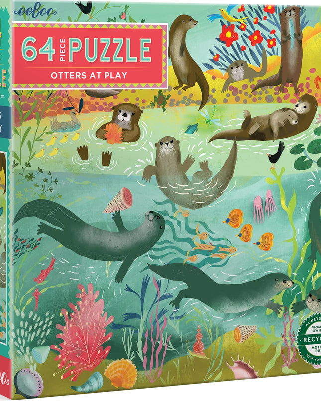 ROMPECABEZA OTTERS AT PLAY 64PZS