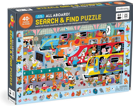 ROMPECABEZA ALL ABOARD! TRAIN STATION 64PZ5