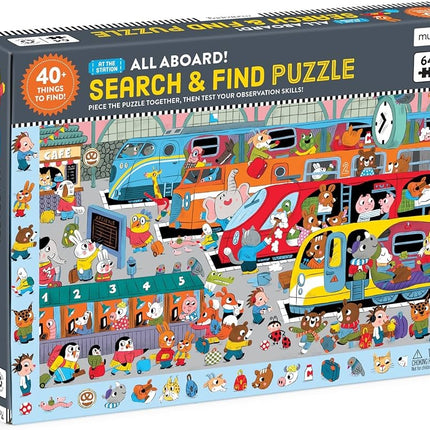 ROMPECABEZA ALL ABOARD! TRAIN STATION 64PZ5