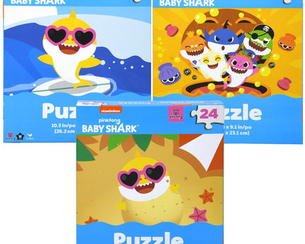 ROMPECABEZA DE BABY SHARK 24 PZA PREMIER