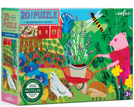 ROMPECABEZA GARDENING BEAR 20PZS