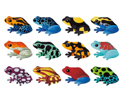 JUEGO MEMORIA TROPICAL FROGS SHAPED