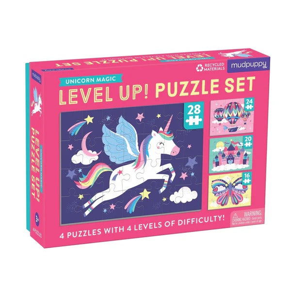 ROMPECABEZAS UNICORN MAGIC LEVEL UP! SET 4UND