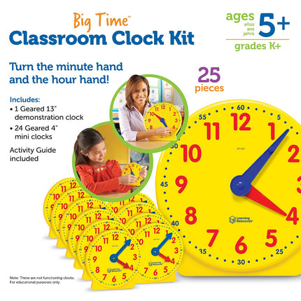 BIG TIME CLASSROOM CLOCK KIT