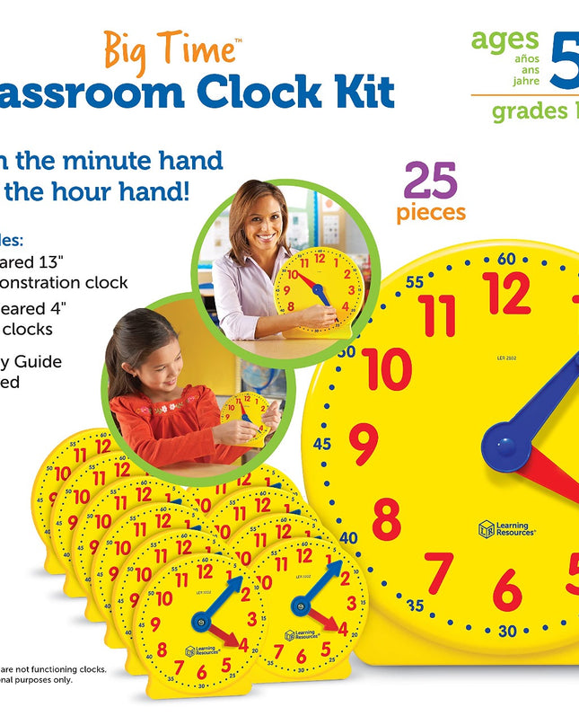 BIG TIME CLASSROOM CLOCK KIT