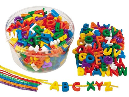 NANUSCRIPT LETTER  BEADS 288PC