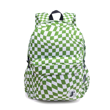 MOCHILA J WORLD C/RODOS LUNAR MATCHA CHECKERS