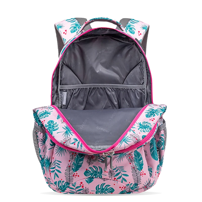 MOCHILA J WORLD LAPTOP CARNELIA PALM LEAVES