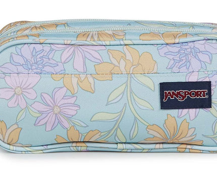 CARTUCHERA POUCH FADED FLORAL FRESH MINT JANSPORT
