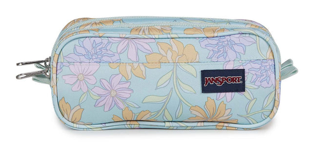CARTUCHERA POUCH FADED FLORAL FRESH MINT JANSPORT