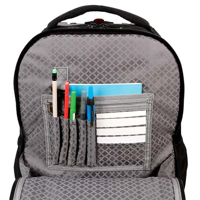 MOCHILA J WORLD  C/RODOS KIDS BLACK