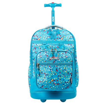 MOCHILA J WORLD C/RODOS KIDS COLOR DOTS