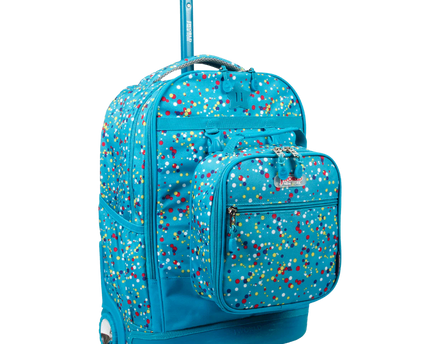 MOCHILA J WORLD C/RODOS KIDS COLOR DOTS